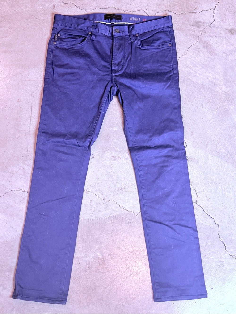 John Varvatos Slim Straight Jeans - Deep Blue